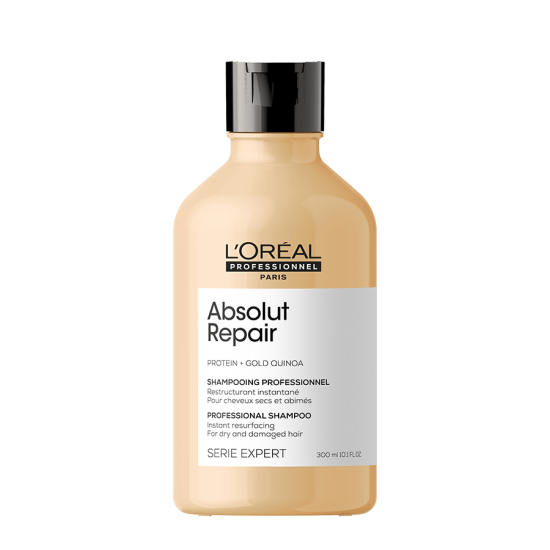 Шампоан за възстановяване на много изтощена коса Loreal Absolut Repair Gold 300 ml Шампоан за възстановяване на много изтощена коса Loreal Absolut Repair Gold 300 ml