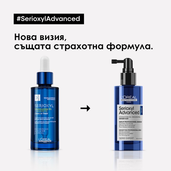 Серум за гъстота Loreal Professionnel Serioxyl Denser Hair 90ml Серум за гъстота Loreal Professionnel Serioxyl Denser Hair 90ml