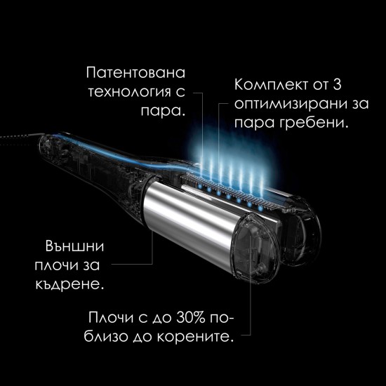 Преса за коса с пара SteamPod 4 Glacial Utopia – лимитирана Преса за коса с пара SteamPod 4 Glacial Utopia – лимитирана