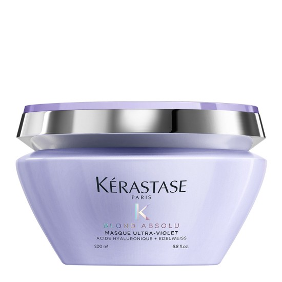 Маска за неутрализиране на жълто-оранжеви оттенъци Kerastase Blond Absolu Masque Ultra Violet 200 ml Маска за неутрализиране на жълто-оранжеви оттенъци Kerastase Blond Absolu Masque Ultra Violet 200 ml