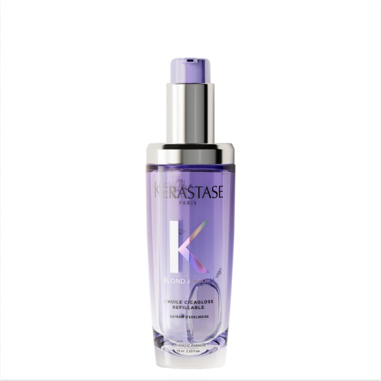 Олио за руса и изсветлена коса Kerastase Blond Absolu Cicagloss Hydrating Hair Oil 75 ml Олио за руса и изсветлена коса Kerastase Blond Absolu Cicagloss Hydrating Hair Oil 75 ml