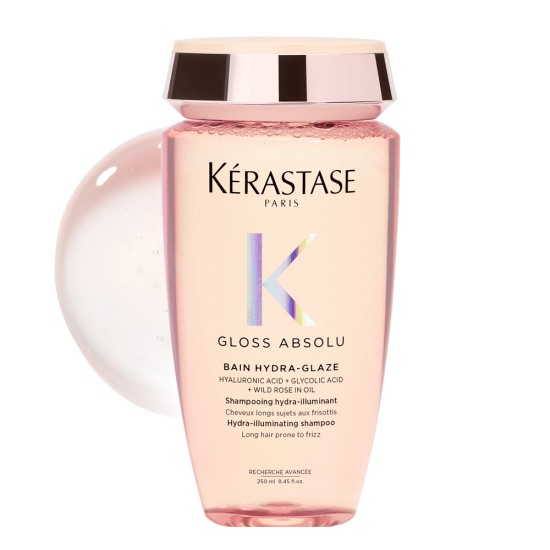 Гланциращ шампоан за дълга и непокорна коса Kerastase Gloss Absolu Bain Hydra-Glaze Shampoo 250 ml Гланциращ шампоан за дълга и непокорна коса Kerastase Gloss Absolu Bain Hydra-Glaze Shampoo 250 ml