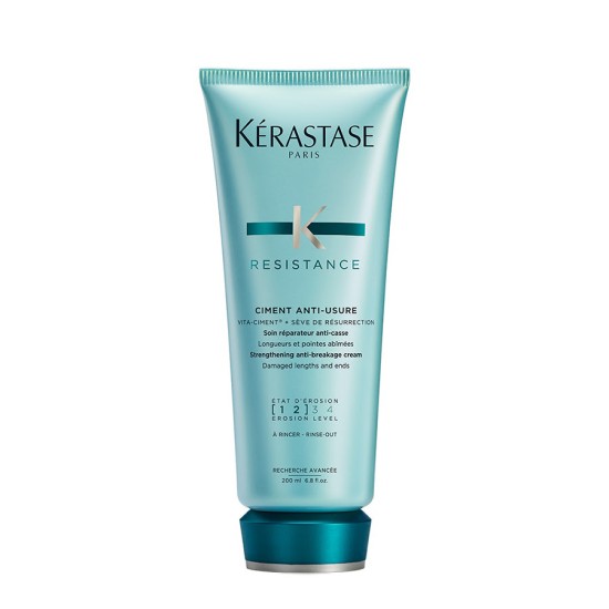 Мляко за изтощена коса с изплакване Kerastase Resistance Ciment Anti-Usure 200 ml