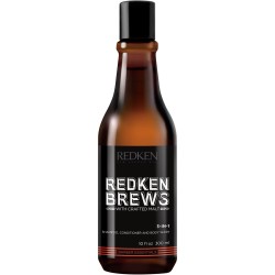 Шампоан за коса и тяло за мъже Redken Brews 3-in-1 300 ml